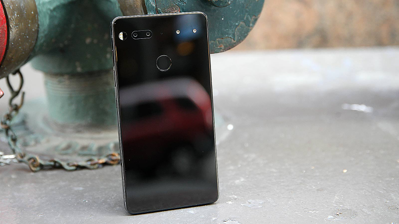 Those two little holes in the top right is where the new audio mod connects to the phone.